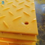 Cost Effective Yellow UHMWPE Ground Protection Mats for Oil Fields, Drilling Sites and Utility Maintenance