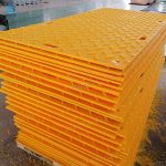 Cost Effective Yellow UHMWPE Ground Protection Mats for Oil Fields, Drilling Sites and Utility Maintenance