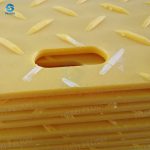 Cost Effective Yellow UHMWPE Ground Protection Mats for Oil Fields, Drilling Sites and Utility Maintenance