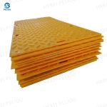Cost Effective Yellow UHMWPE Ground Protection Mats for Oil Fields, Drilling Sites and Utility Maintenance