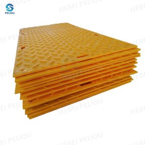 Cost Effective Yellow UHMWPE Ground Protection Mats for Oil Fields, Drilling Sites and Utility Maintenance