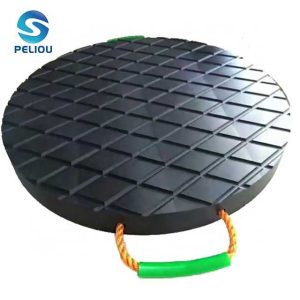 Multicolored Polyethylene Outrigger Pads Support Leg