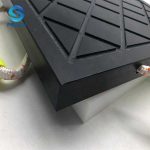 Black and White Outrigger Pad for Concrete Pump