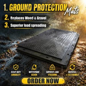 Interlocking Rig Mats Drill Sites Work Platforms Pe Plastic Drilling Rig Mats Dura Access Mats