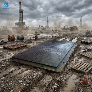 Hollow Interlock HDPE Composite Dura Base Ground Protection Mats Composite Road and Rig Mats